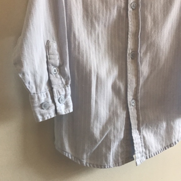 8/$25 Kenneth Cole Reaction 4T Blue Button Down Shirt - Picture 4 of 14